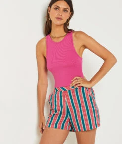 Women's Racerback Pajama Tank Top - Breathable Sleeveless Sleepwear