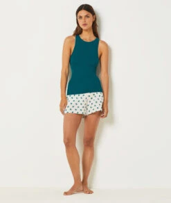 Soft Printed Pajama Shorts in Elegant Ecru 7 Soft Printed Pajama Shorts in Elegant Ecru -Etam Verkäufe 654071080 6