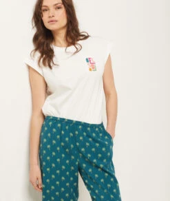 Pyjamahose Mit Print GRÜN