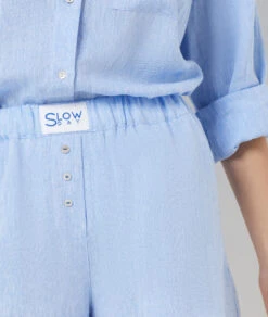 Justine Pyjama-Shorts aus Leinenmischgewebe - Damen Nachtwäsche -Etam Verkäufe 654071620 b