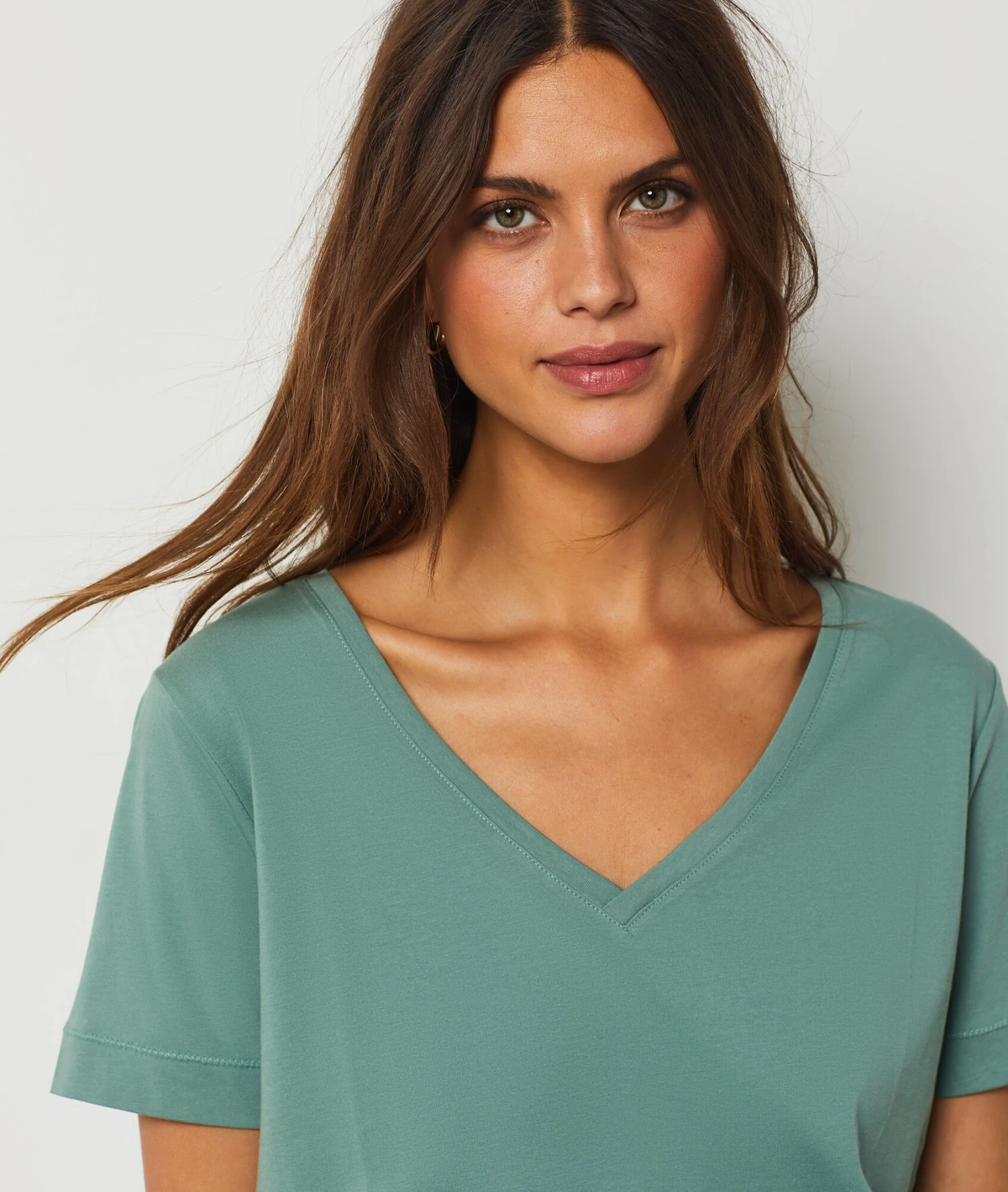 T-shirt Manches Courtes 100% Coton Bio KAKI 4 T-shirt Manches Courtes 100% Coton Bio KAKI – Bild 4