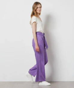 T-Shirt Mit V-Ausschnitt Und Kurzen Ärmeln Aus Leinenmischgewebe ECRU -Etam Verkäufe 654075180 c