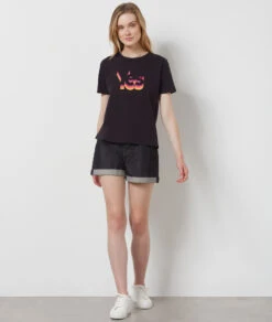 T-Shirt Mit Print Aus 100 % Baumwolle MEHRFARBIG -Etam Verkäufe 654075890 6