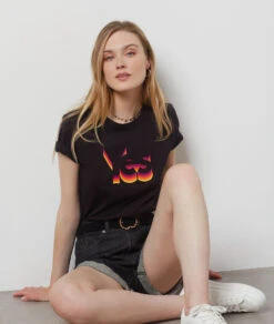 T-Shirt Mit Print Aus 100 % Baumwolle MEHRFARBIG -Etam Verkäufe 654075890 c