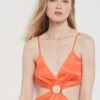 Robe Longue Asymétrique ORANGE -Etam Verkäufe 654076363 x