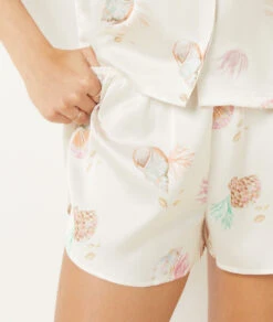 Pyjama-Shorts mit Print Weiß - Bequeme Kurze Schlafhose für Damen 8 Pyjama-Shorts mit Print Weiß - Bequeme Kurze Schlafhose für Damen -Etam Verkäufe 654079106 b