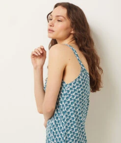 Damen Nachthemd mit Print in Grün - Weiche & Bequeme Nachtwäsche -Etam Verkäufe 654080446 6