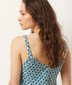 Damen Nachthemd mit Print in Grün - Weiche & Bequeme Nachtwäsche -Etam Verkäufe 654080446 b