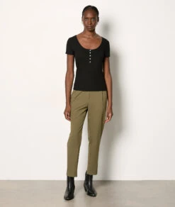 T-shirt Cotelé NOIR 7 T-shirt Cotelé NOIR -Etam Verkäufe 654081805 6