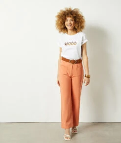 T-Shirt Mit Print Aus 100 % Baumwolle ECRU -Etam Verkäufe 654084380 6