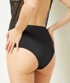 Diamant Body Manches Courtes En Dentelle NOIR -Etam Verkäufe 654089205 d