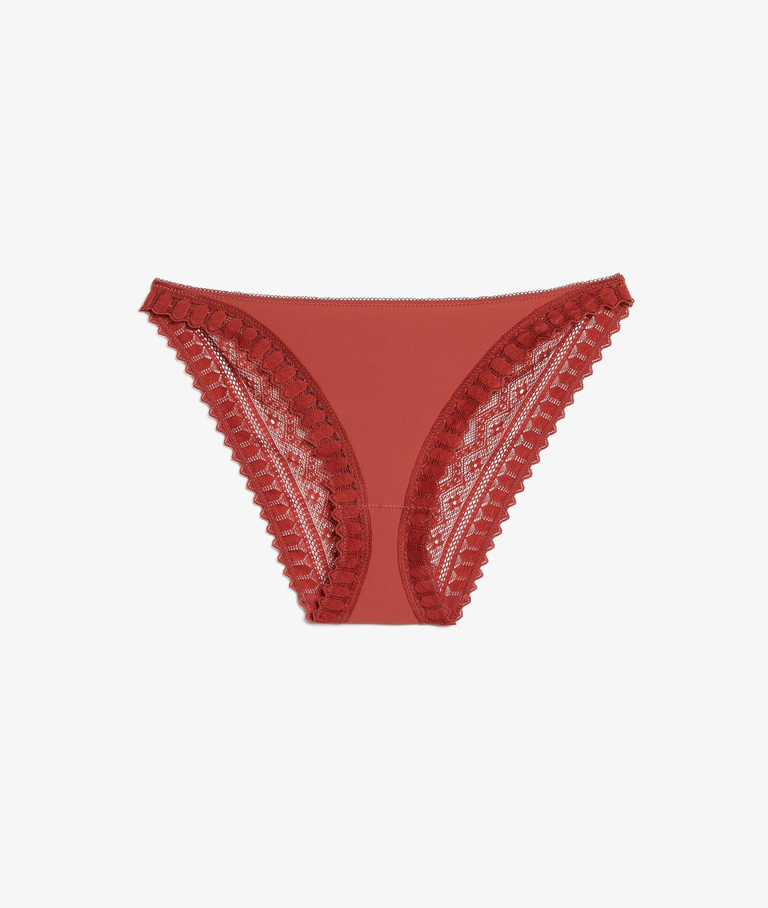 Diamant Panty Aus Spitze Terracotta - Elegante Damen Lingerie 5 Diamant Panty Aus Spitze Terracotta - Elegante Damen Lingerie – Bild 5