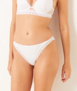 Diamant Damen Panty aus edler Spitze in Ecru