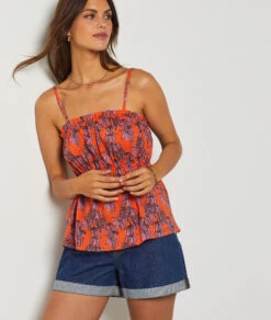 Caraco Imprimé BRIQUE