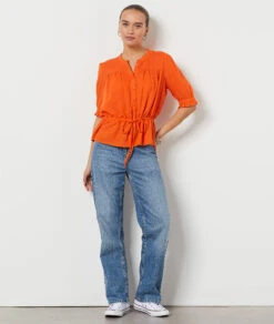 Chemisier à Nouer ORANGE