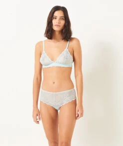 Damen Spitzen-Shorty in Himmelblau – Elegante Panty für perfekten Tragekomfort -Etam Verkäufe 654098120 6