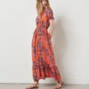 Robe Longue Imprimée ORANGE 11 Robe Longue Imprimée ORANGE -Etam Verkäufe 654100618 x