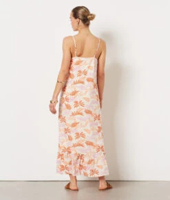 Langes Kleid Mit Print KORALLE 6 Langes Kleid Mit Print KORALLE -Etam Verkäufe 654102606 a