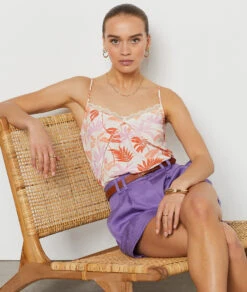 Caraco Imprimé BLANC