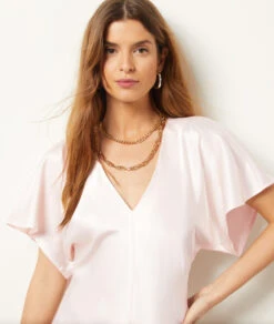 Kurzes, Fließendes Kleid BLUSH 8 Kurzes, Fließendes Kleid BLUSH -Etam Verkäufe 654104594 b