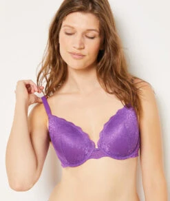 N.5 Le Coques Fines Plongeant Bra - Elegant Violet -Etam Verkäufe 654108413 6