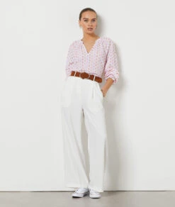 Blouse Imprimée 100% Coton ECRU 9 Blouse Imprimée 100% Coton ECRU -Etam Verkäufe 654135439 6