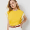 T-Shirt Mit Kurzen Ärmeln SONNENGELB 11 T-Shirt Mit Kurzen Ärmeln SONNENGELB -Etam Verkäufe 654138154 x