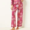 Seidig Schimmernde Pyjamahose mit Edlem Print in Lila 11 Seidig Schimmernde Pyjamahose mit Edlem Print in Lila -Etam Verkäufe 654139713 x