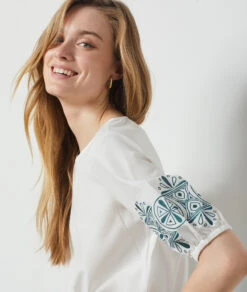 Blouse Détails Brodés ECRU