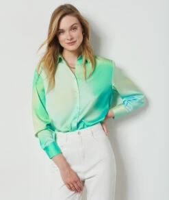 Chemisier Satiné VERT -Etam Verkäufe 654142733 c
