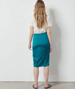 Jupe Midi Satinée EMERAUDE -Etam Verkäufe 654142843 a