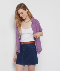 Chemise Manches Courtes MARINE