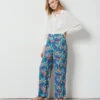 Pantalon Fluide Imprimé BLEU 10 Pantalon Fluide Imprimé BLEU -Etam Verkäufe 654144636 x