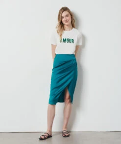 T-shirt Manches Courtes 100% Coton ECRU -Etam Verkäufe 654145380 6