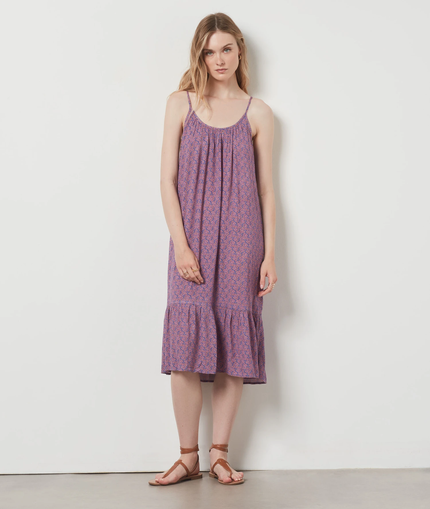 Robe Longue Imprimée IMP FOND MARINE 3 Robe Longue Imprimée IMP FOND MARINE – Bild 3