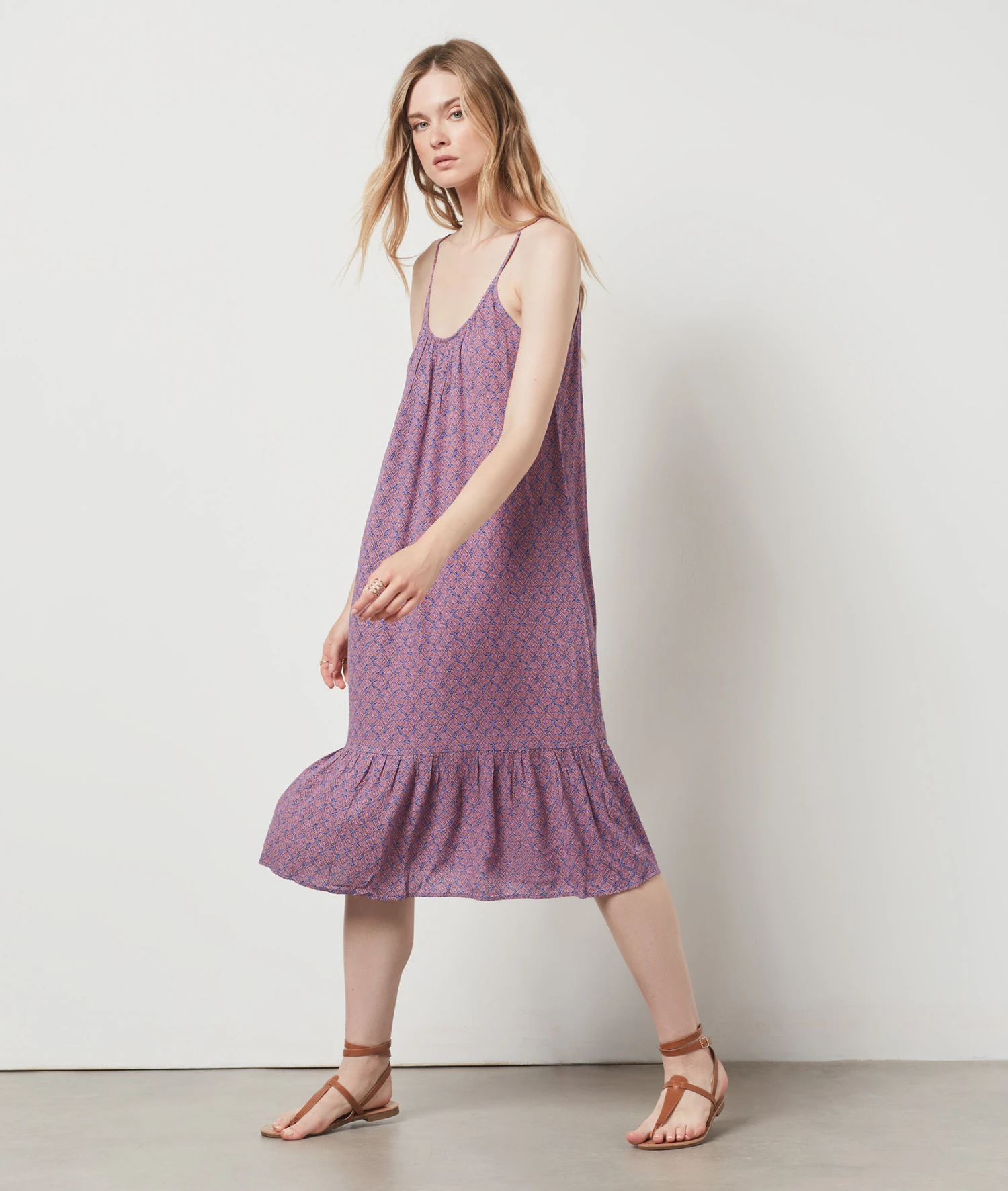 Robe Longue Imprimée IMP FOND MARINE 5 Robe Longue Imprimée IMP FOND MARINE – Bild 5