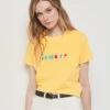 T-shirt Manches Courtes 100% Coton JAUNE -Etam Verkäufe 654147954 x