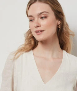 Robe Imprimée ECRU -Etam Verkäufe 654149280 b