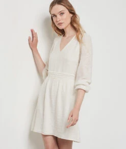 Robe Imprimée ECRU -Etam Verkäufe 654149280 c