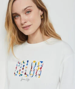 Sweat Imprimé ECRU