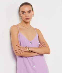 Robe Longue MAUVE -Etam Verkäufe 654152211 b