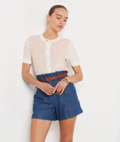 Weste Mit Kurzen Ärmeln ORANGE -Etam Verkäufe 654153863 c