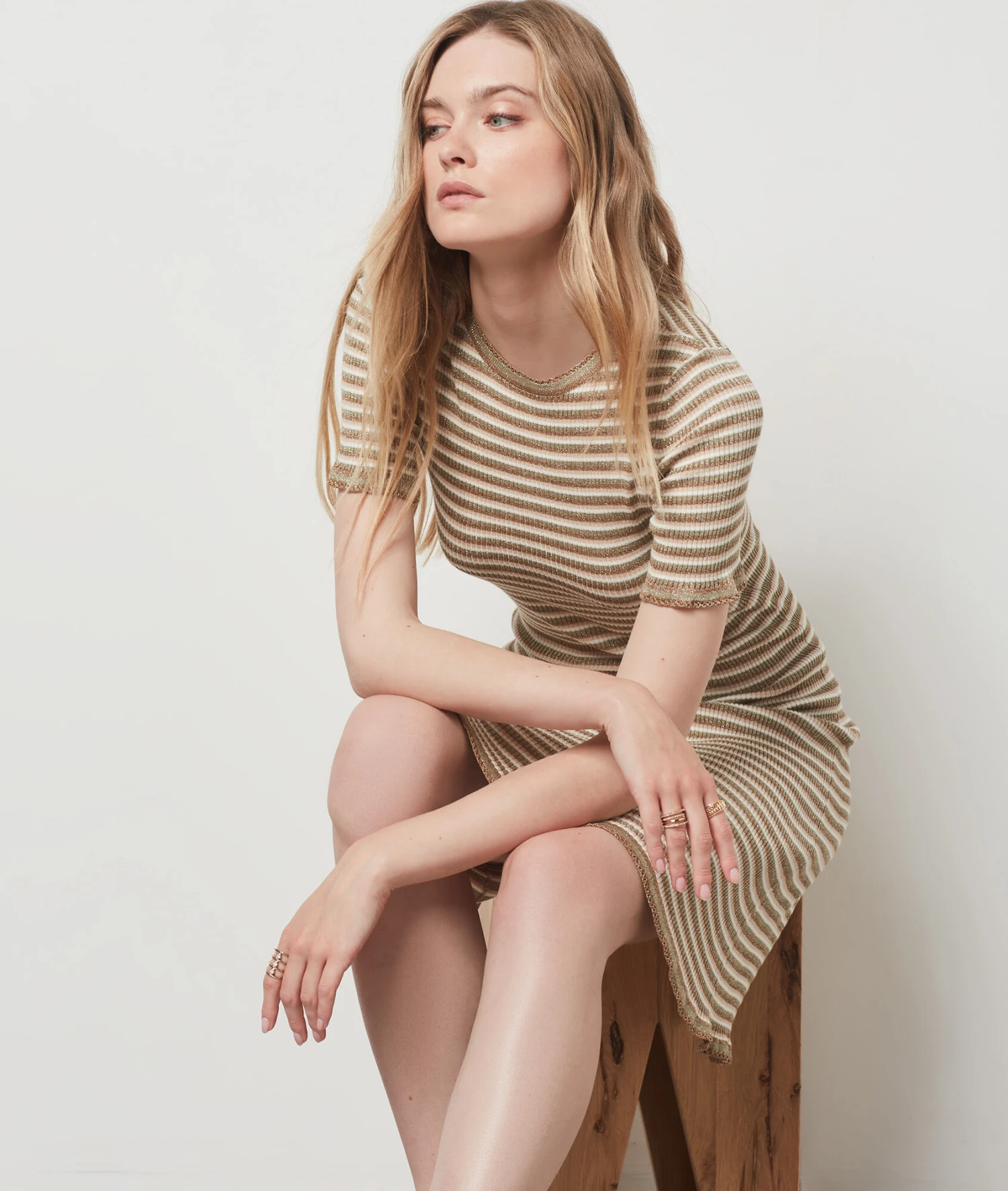 Robe Longue à Rayures ANIS 5 Robe Longue à Rayures ANIS – Bild 5