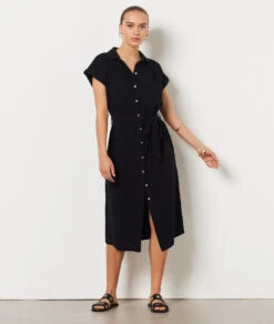 Robe Longue 100% Coton NOIR 7 Robe Longue 100% Coton NOIR -Etam Verkäufe 654171605 6