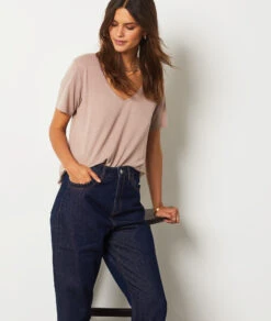 Jean Coupe Droite 100% Coton JEAN DENIM