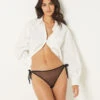 Culotte à Nouer Noire Ajustable - Confort et Style Raffiné -Etam Verkäufe 654200805 x