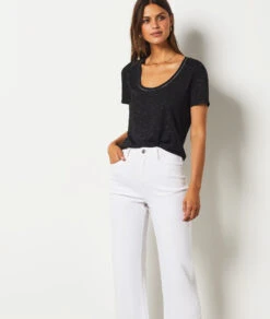 T-shirt Manches Courtes NOIR -Etam Verkäufe 654208005 c