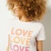 T-Shirt Mit Print „Love“ BLUSH -Etam Verkäufe 654210894 x