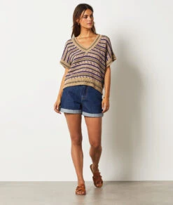 Pull En Maille MULTICOLORE 7 Pull En Maille MULTICOLORE -Etam Verkäufe 654216390 6