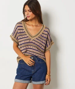 Pull En Maille MULTICOLORE 9 Pull En Maille MULTICOLORE -Etam Verkäufe 654216390 c